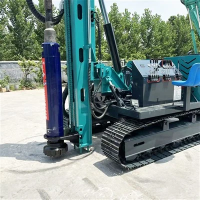 Kev tsim kho qhov chaw Photovoltaic Pile Tsav Tsheb - Cov Khoom Siv Hydraulic Piling - Hlau Yeeb Nkab Ple Tsav Tsav Tsheb Thiab Drilling Rig